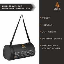 Load image into Gallery viewer, AS-IT-IS Modular Gym/Travel Bag with Shoe Compartment (for Men &amp; Women)
