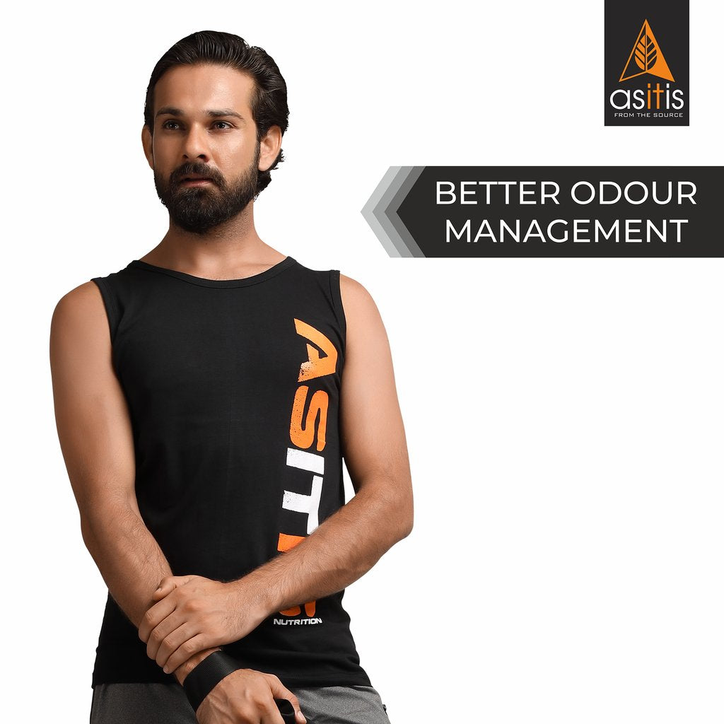 AS-IT-IS Sleeveless Performance/Sports Cotton T-Shirt