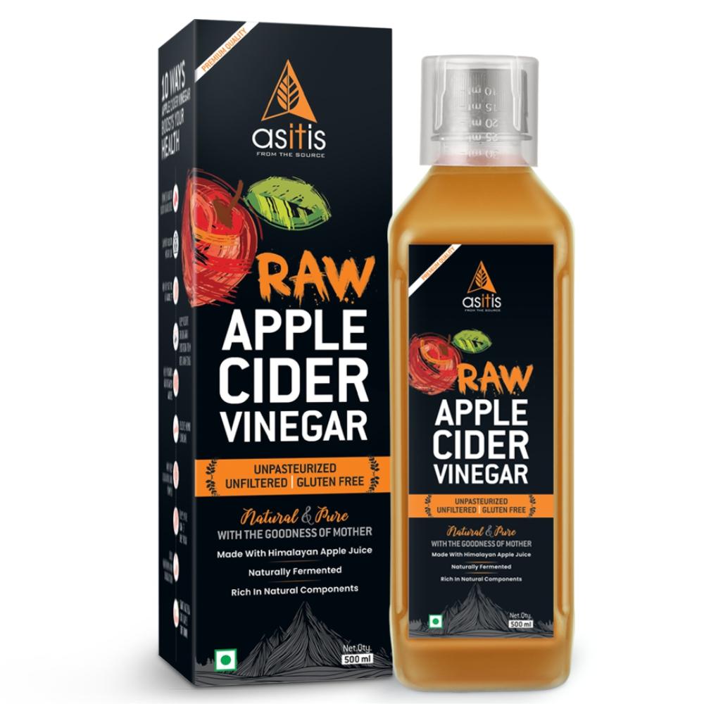 AS-IT-IS Raw Apple Cider Vinegar With “Mother” – 500ml Unfiltered & Undiluted
