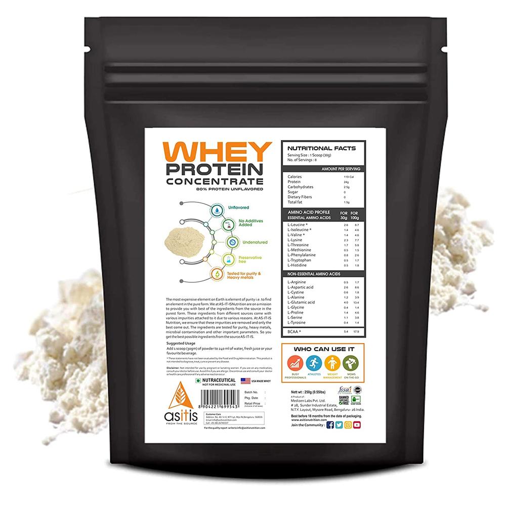 AS-IT-IS Nutrition Whey Protein Concentrate - Buy Whey protein concentrate Online in India